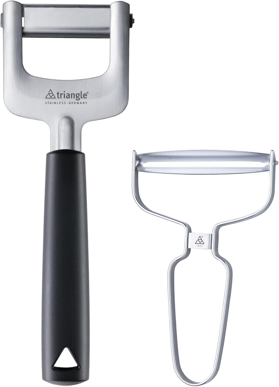 triangle Y-Peeler, 3.5 in (90 mm) + Julienne Cutter - Dishwasher Safe