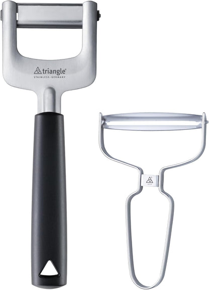 triangle Y-Peeler, 3.5 in (90 mm) + Julienne Cutter - Dishwasher Safe
