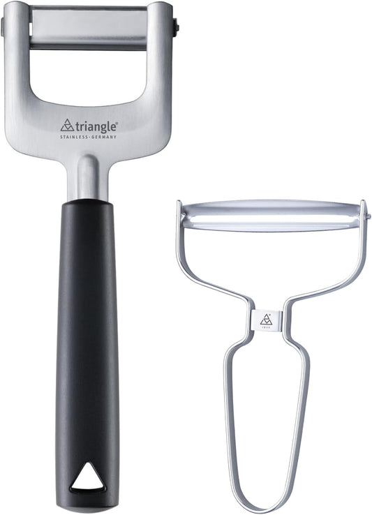 triangle Y-Peeler, 3.5 in (90 mm) + Julienne Cutter - Dishwasher Safe
