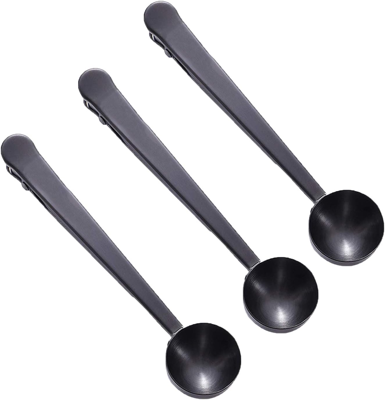 Coffee Scoop Clip Stainless Steel Tablespoon Coffee Spoon With long handle Multifunction Sealing Bag Clip For Tea, Coffee, Protein Powder, Instant Drinks, Kitchen Tools