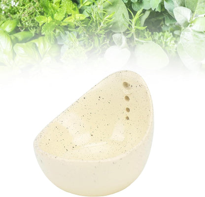 2PCS Resin Herbs Stripper Bowl, Handmade Herbs Peeling Bowl with Multi Size Holes, Kitchen Herbs Leaf Stripping Tool for Separating Leaves and Stems, 2.6x2.4x2.1in