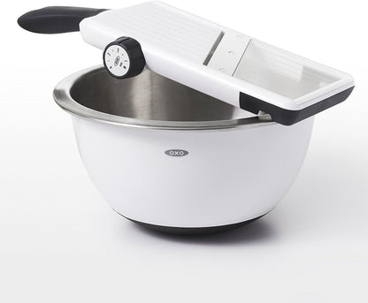 OXO Good Grips Handheld Mandoline Slicer for Kitchen, Adjustable Vegetable Slicer