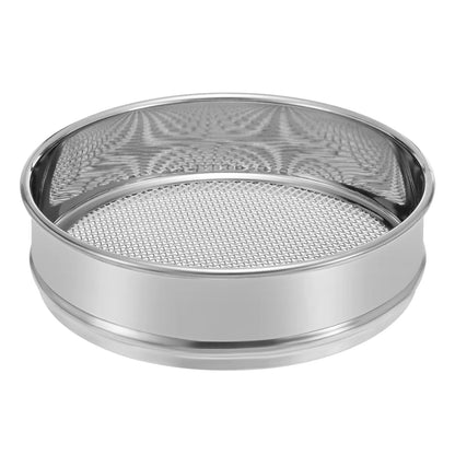 PATIKIL 10 Mesh Lab Sieve, 8" Diameter Test Sieve 304 Stainless Steel Wire Cloth (2mm) for Industrial Laboratory