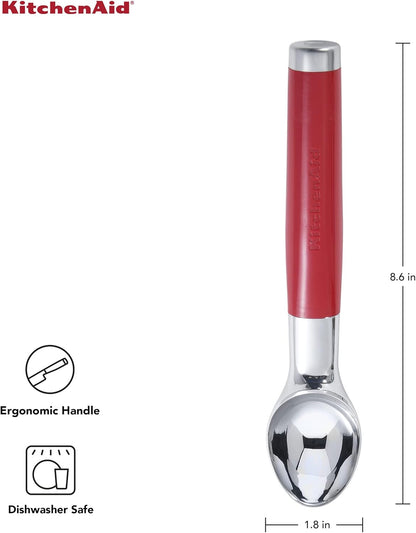 KitchenAid Classic Ice Cream Scoop, 8.6 inches, Black