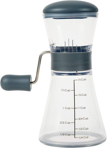 Prepworks by Progressive Nut Chopper with Non-Skid Base, Red