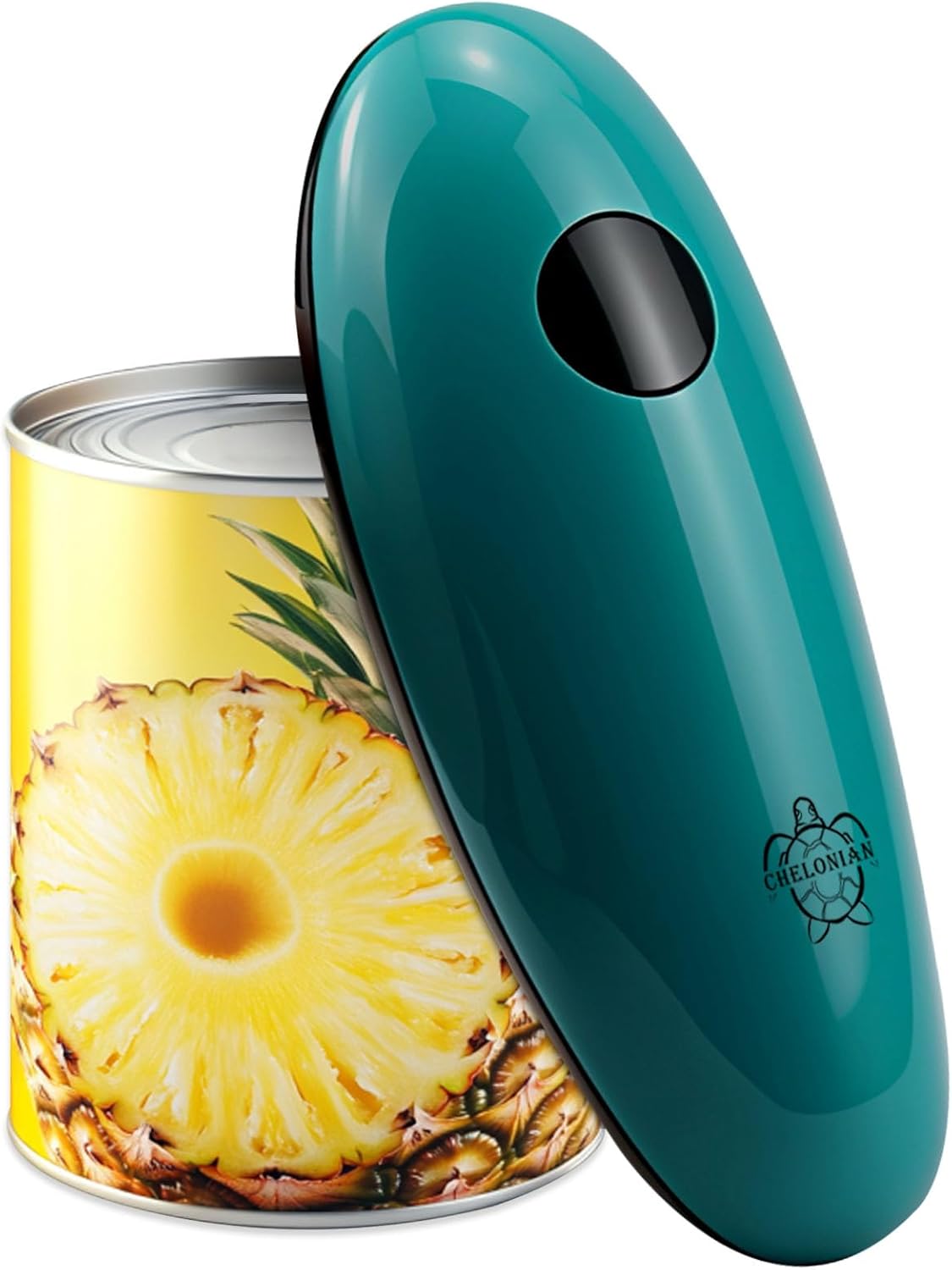 Electric Can Opener,Automatic One-Touch Operation,One Handed Can Opener Battery Operated for Seniors, with Smooth Edge Cutting, Kitchen Gadget（RED)
