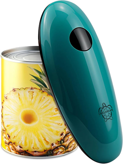 Electric Can Opener,Automatic One-Touch Operation,One Handed Can Opener Battery Operated for Seniors, with Smooth Edge Cutting, Kitchen Gadget（RED)
