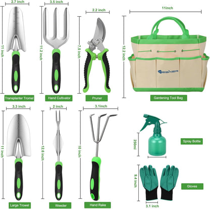 Yesker Pruning Shears Garden Shears 7.8" Professional Garden Scissors Sharp 65 Manganese Steel Blade Heavy Duty Clippers Hand Pruners for Cutting Fresh Flowers Branch Plant Trimming Gardening Tools
