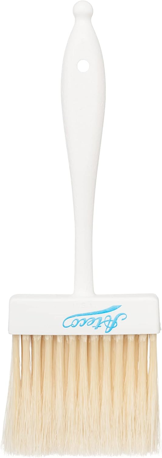 Ateco Pastry Brush, 2-Inch Wide Head with Natural White Boar Bristles & Molded Plastic Handle
