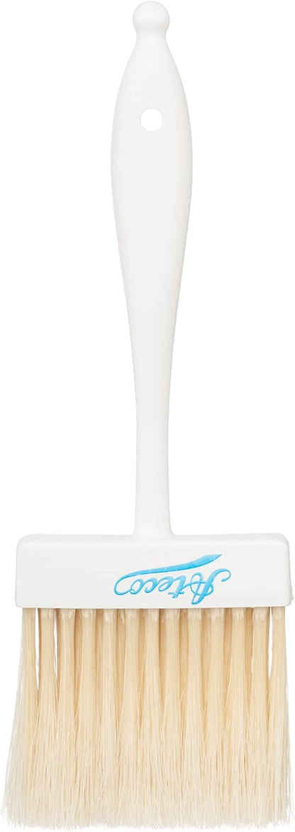 Ateco Pastry Brush, 2-Inch Wide Head with Natural White Boar Bristles & Molded Plastic Handle