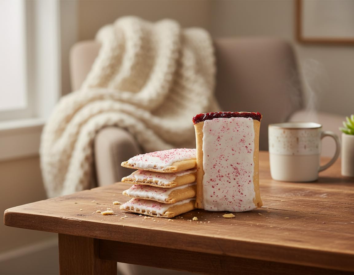 Katz Gluten Free Iced Holiday Berry Toaster Pastries. Limited Edition Kosher Breakfast Snack. Free of Dairy, Peanuts, Tree Nuts, and Sesame, No Artificial Color. (4Pk)