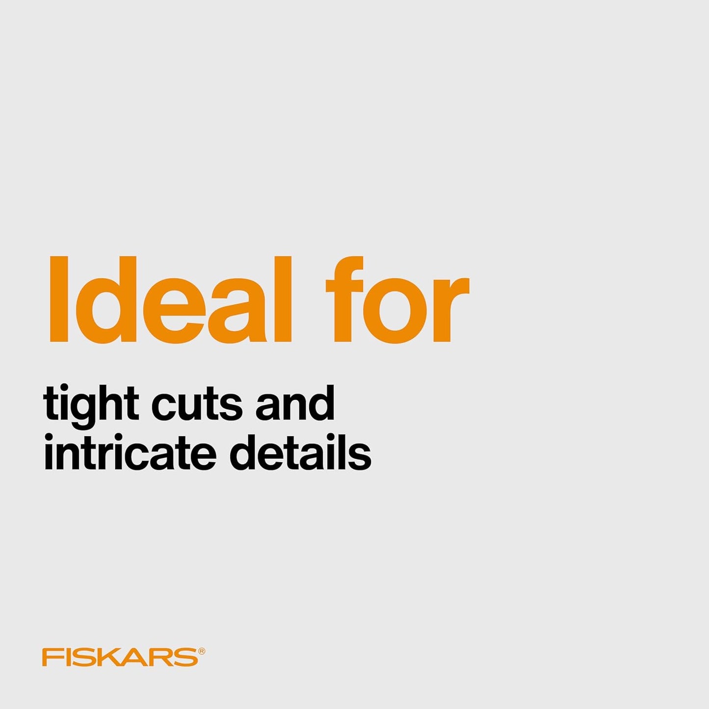 Fiskars Micro Trip Scissors, SoftGrip Precision Cutting Shears, Non-Stick Stainless Steel Blades, 5 inches