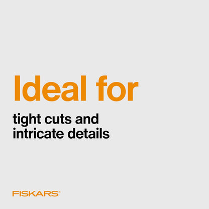 Fiskars Micro Trip Scissors, SoftGrip Precision Cutting Shears, Non-Stick Stainless Steel Blades, 5 inches