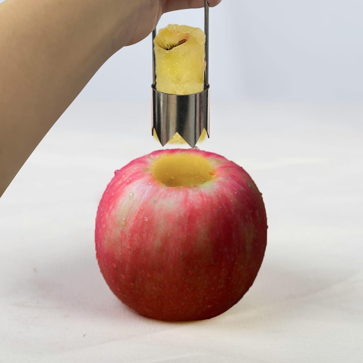 2Pcs 2 in 1 Pepper Seed Corer Remover，Apple Core Seed Remover Vegetable Corer Bell Pepper Corer Tool for Kitchen Gadget