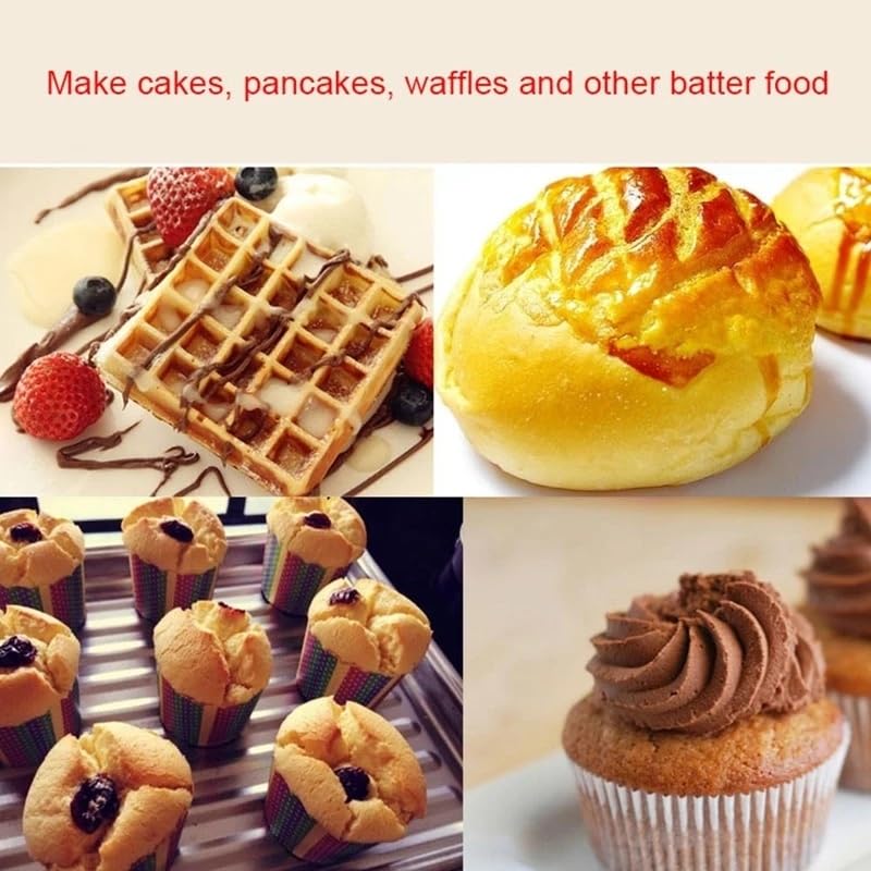 Cupcakes Pancakes Dispenser Cookie Cake Muffins Baking Waffles Dough Dispenser Cream Speratator Measuring Cup Doser for Hotcakes
