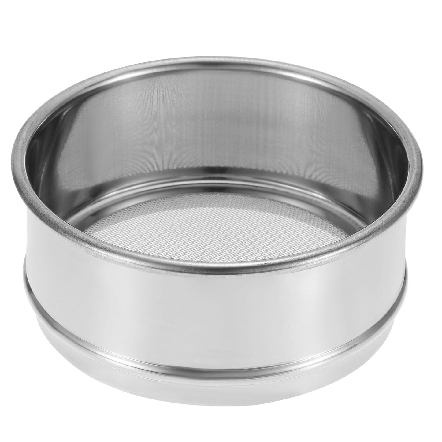 PATIKIL 150 Mesh Lab Sieve, 4" Diameter Test Sieve 304 Stainless Steel Wire Cloth (0.1mm) for Industrial Laboratory