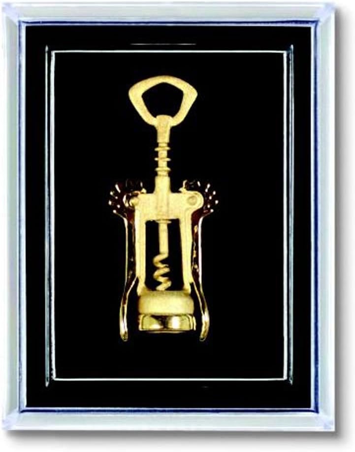Franmara 7622-BX Gold Plated Wings Style Corkscrew Pin in Gift Box