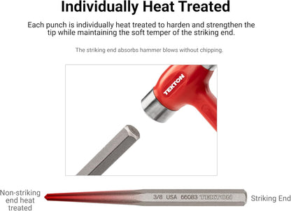 TEKTON 1/8 Inch Roll Pin Punch | 66064 | Made in USA