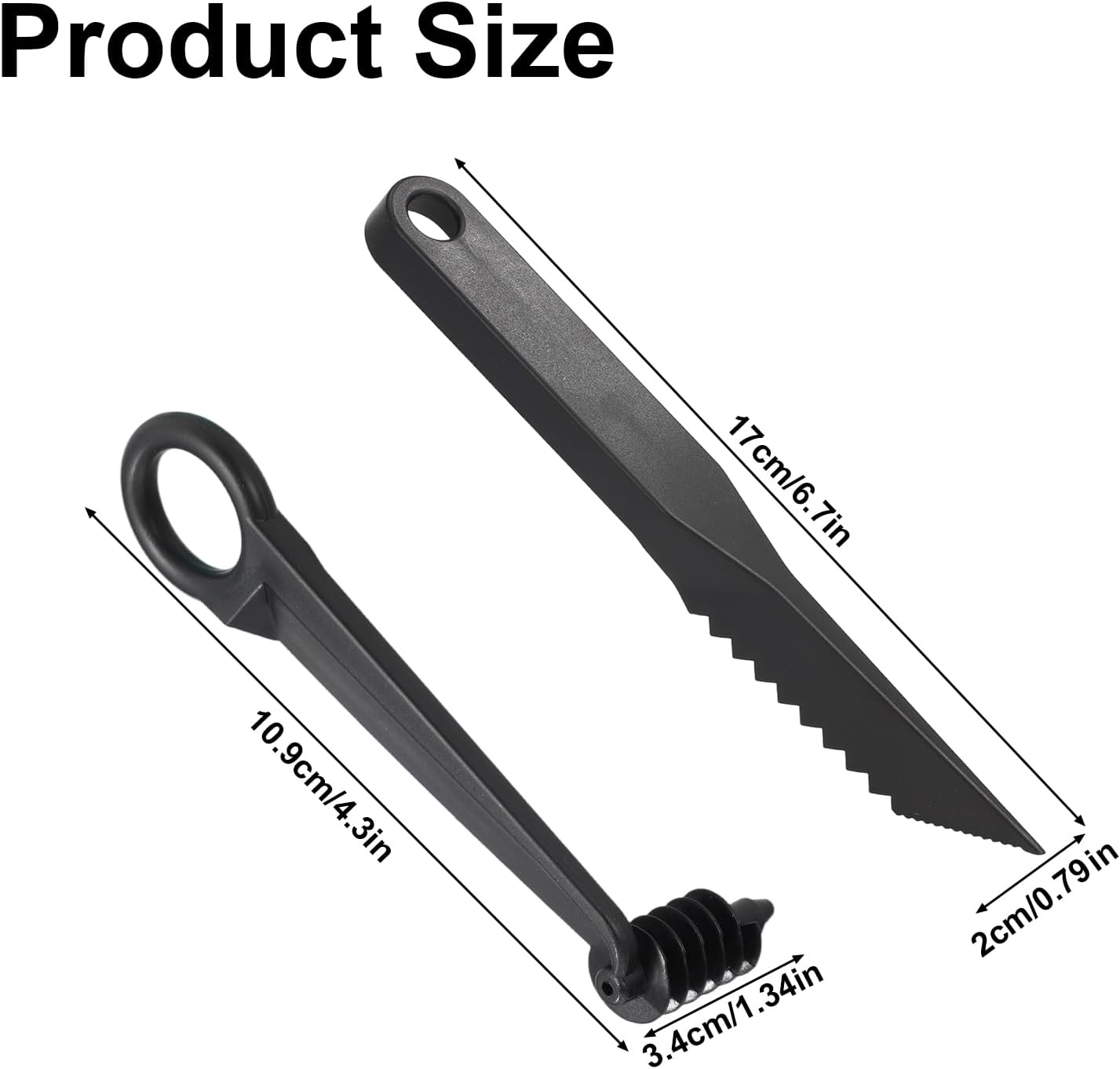 Kitchen Spiral and V-Shaped Cutter Set, Manual Spiral Vegetable Slicer V-Shaped Knife for Potato Cucumber Veggies Carrot Veg Spiralizer Kitchen Tool for Food Decoration & Fruit Garnishing