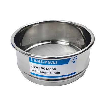 325 Mesh Lab Sieves 4" Diameter 304 Stainless Steel Wire Cloth Test Sieve for Industrial Laboratory Home