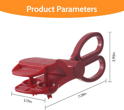 Cherry Pitter, Cherries Corer with Hand-held Push Design Olive and Cherry Pitters Corer Tool Quick Portable Pitting Tool for Making Jam (Red)