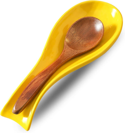 Spoon Rest for Stove Top, Ceramic Large 8.7 Inch Spoon Holder for Kitchen Counter, Porcelain Utensil Rest for Ladle, Spatula, Housewarming Gifts, Dishwasher Safe and Heat-Resistant, Blue(1 PC)