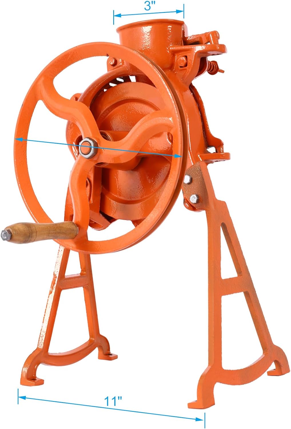 Corn Sheller Hand Crank Corn Thresher Tool, Manual Corn Cob Stripper, Heavy Duty Shelling Machine, Hand Crank Corn Sheller Quick Corn Cob Stripper Tool for Farms and Families