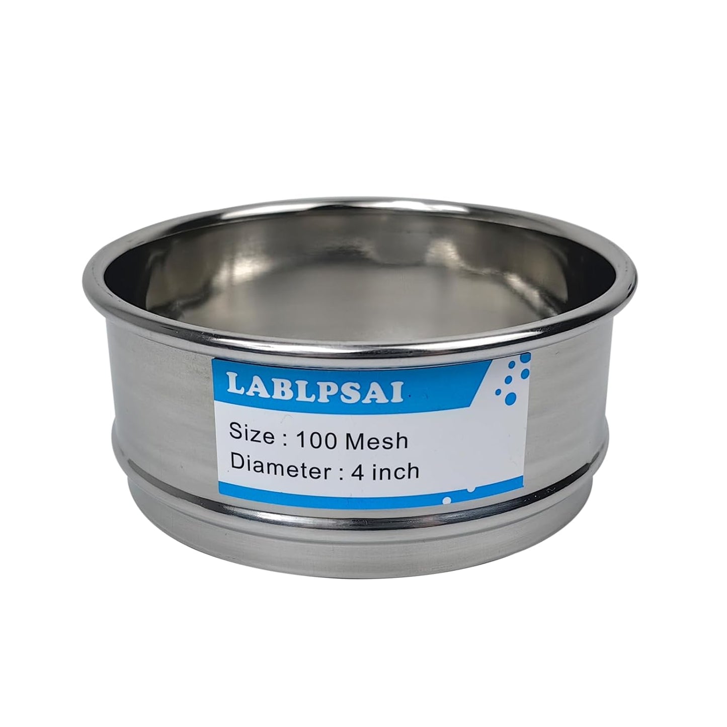 325 Mesh Lab Sieves 4" Diameter 304 Stainless Steel Wire Cloth Test Sieve for Industrial Laboratory Home