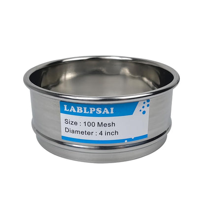 325 Mesh Lab Sieves 4" Diameter 304 Stainless Steel Wire Cloth Test Sieve for Industrial Laboratory Home