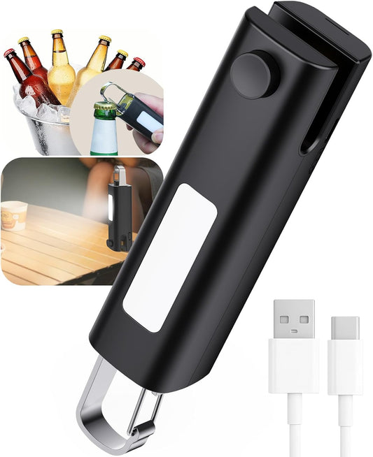 4 in 1 Mini Bag Sealer, Bag Sealer Heat Seal with Cutter, USB C Rechargeable Chip Bag Sealer Heat Seal, Portable Bag Resealer for Plastic Bags Snacks & Food Storage, Pure White