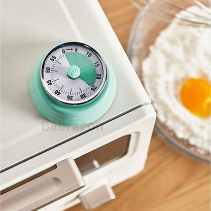 Kitchen Timer, Magnetic Visual Countdown Timer with Loud 72dB Alarm Mechanical Analog Dial for Cooking Baking Home Gym Office