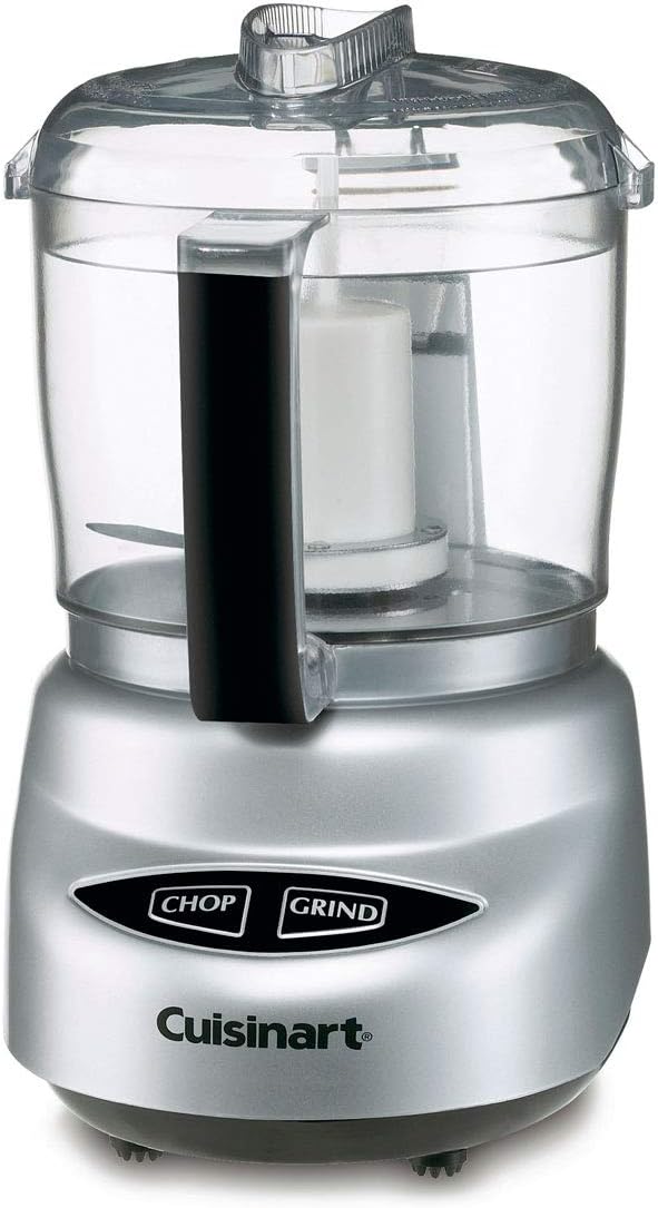 Cuisinart Mini Prep Plus Food Processor, 4 Cup, Brushed Stainless (Shiny)