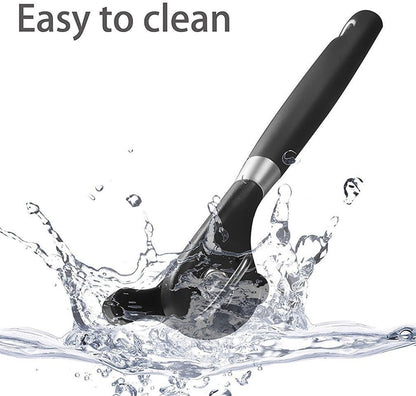 Safe Cut Can Opener Manual, Upgraded Ergonomic Anti Slip Grips Handle Design, Restaurant Side Cutting Safety Can Opener