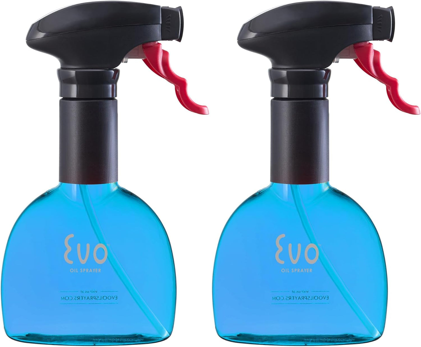 Evo Oil Sprayer Minis, Non-Aerosol for Olive, Cooking Oils, and Vinegars, 8-Ounce Capacity, 1 Each Yellow and Green