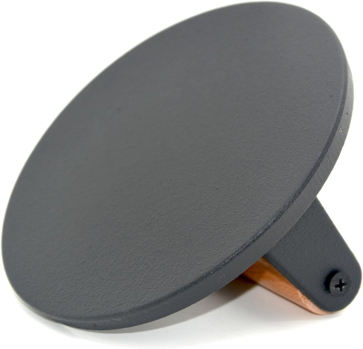 Kitchen Tools Heavy Duty Cast Iron Smash Burger Press Round Barbecue Meat Flat Press with Anti Scalding Wooden Handle with Handle for Griddle, Sandwich, Nonstick Pan