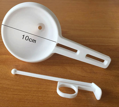 Daycount Pack of 2 Baking Tools Adjustable Icing Candy Funnel Chocolate Pastry Mold Batter Dispenser Cream Cookie Cupcake Pancake Muffin Funnel