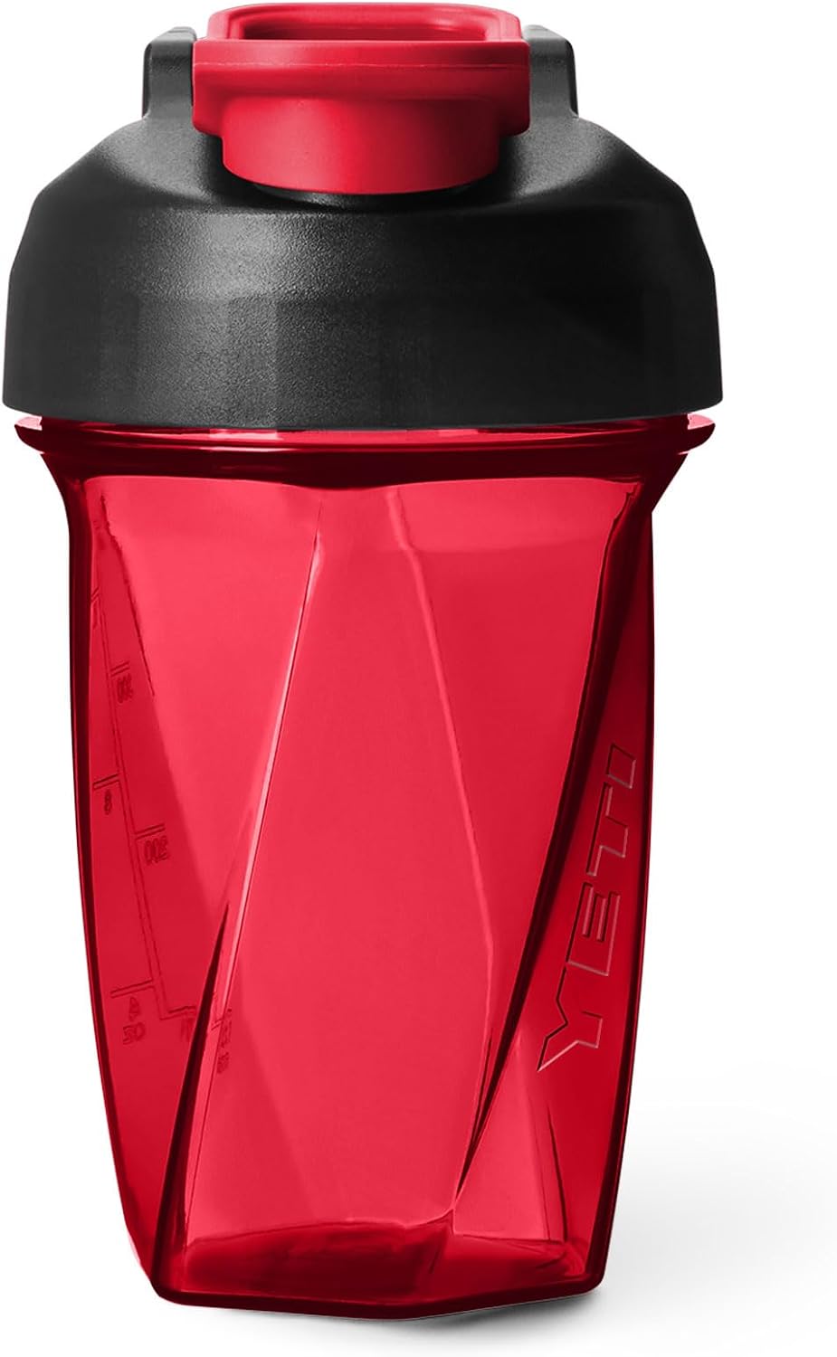YETI Yonder Helimix Vortex Blender Shaker Bottle Holds up to 20oz | No Blending Ball or Whisk | USA Made | Portable Pre Workout Whey Protein Drink Shaker Cup | Dishwasher Safe, Clear