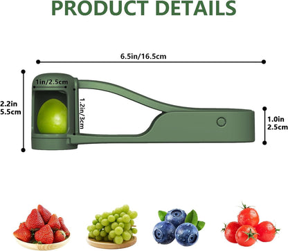 WhiteRhino Grape Cutter for Toddlers 1-3,Grape Slicer for Toddlers Grape Cutter Tool Grape Slicer Kitchen Gadget for Kids' Lunch Accessories,Cherry Tomato & Strawberry Sandwich