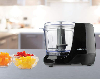 Brentwood MC-109BK 1.5 Cup Mini Food Chopper, Black