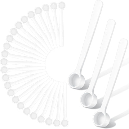 Mini Measuring Spoons - 36 Pieces, 1.2 ml, Tiny & Micro Size, Tools for Cosmetics, Medicines, Spices & Powders