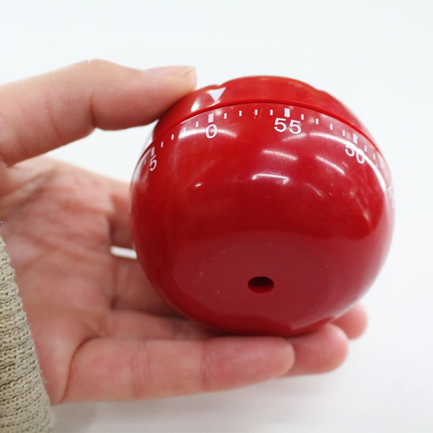 1Pcs Fashion Cartoon Kitchen Timer Different Shape Creative Reminders (Tomato)