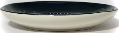 BonCera, All-in-one Premium Ceramic Garlic Grater Plate 4-Piece Set - Black Garlic Design - for Garlic, Ginger, Chocolate, and More! - Comes with 5.25" Plate, Peeler, Brush, and Stand