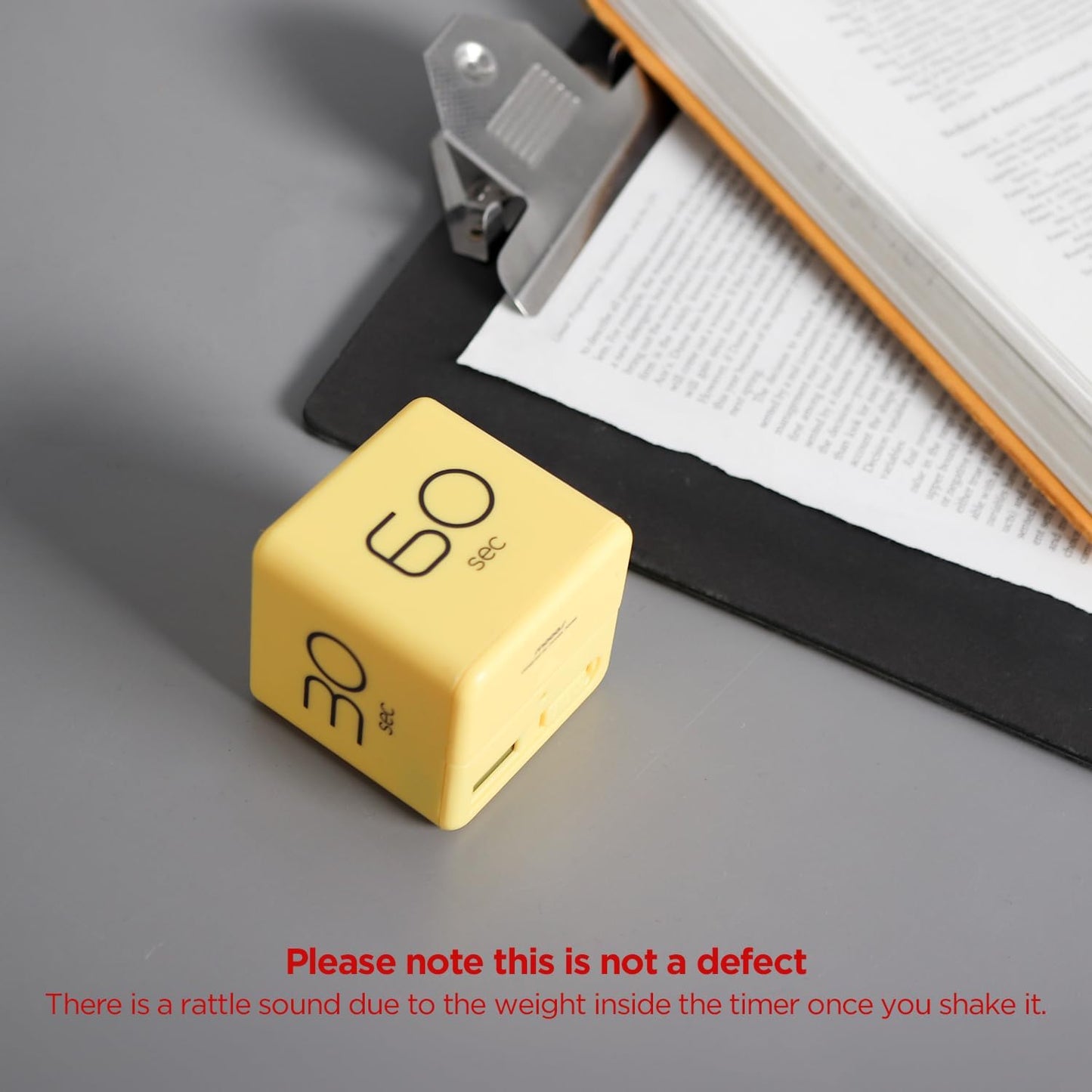 mooas Cube Timer (Mint), Flip Timer Productivity Timer, Time Management, Block Timer Kids Cube Timer Kitchen Timer Desk Timer for Studying Workout Classroom 1, 3, 5, 10 min Timer Setting
