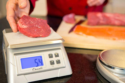 Escali Alimento 136DK Digital Kitchen Scale, Elite Food Measuring to The Gram with Removable Stainless Steel Platform and LCD Display, Baking and Cooking Made Simple