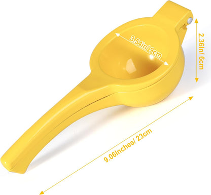 TEZZ Premium Lemon Squeezer, Large Heavy Duty Handhelp Juicer for Lemon, Metal Hand Press Citrus Juicer, Lime Squeezer Bar Tool, Manual Citrus Press