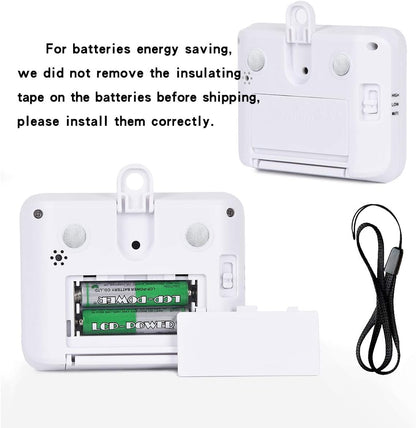 XREXS 4-Channel Digital Kitchen Timer Clock with Large LCD Display, 4 Groups Simultaneous Timing Countdown Up Pocket Timer, Magnetic Attachable (Battery Included)