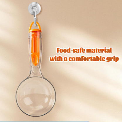 Dog Food Scoop 1 Cup, Dog Food Measuring Cup with Detachable Handle, 3-in-1 Multi-Function Scoop for Cats Dogs(1 Pack)