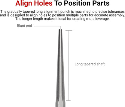 TEKTON 1/8 Inch Roll Pin Punch | 66064 | Made in USA