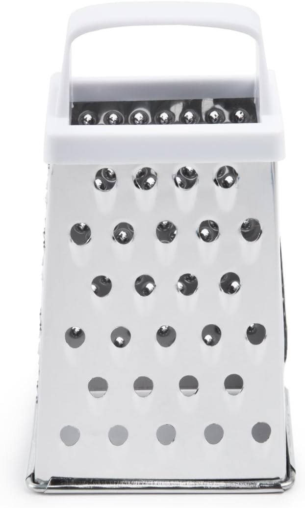 Fox Run 4-Sided Grater, Stainless Steel, 8-Inch