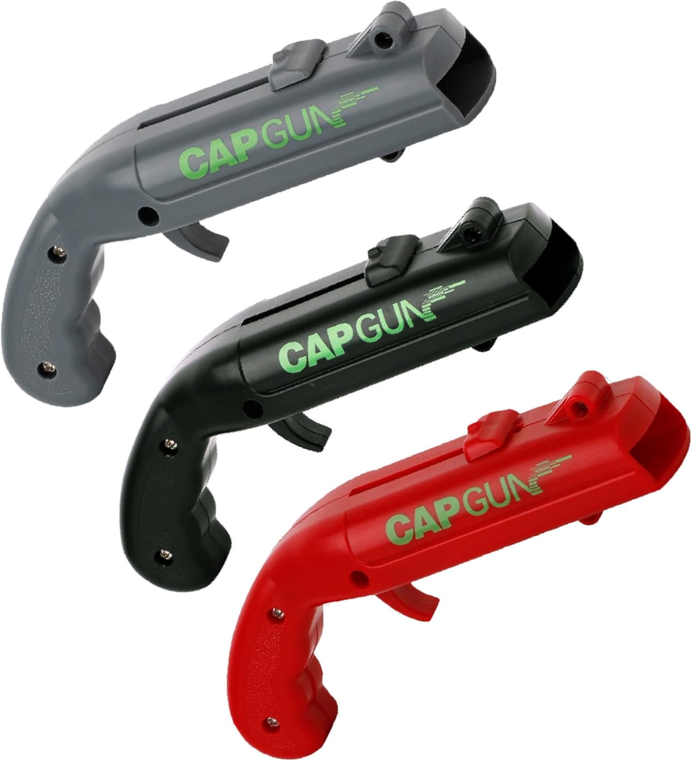 Beer Bottle Opener Gag Gifts Cap Gun Bottle Opener Fun Practical Tool For Beer Enthusiasts Suitable For Camping Festivals College Gatherings Pool Parties (1, Red-Blue-Black-Grey)